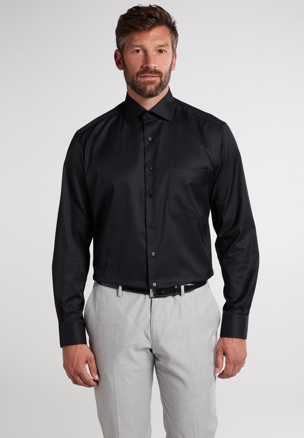

Классическая рубашка COVER SHIRT - COMFORT FIT Eterna, черный