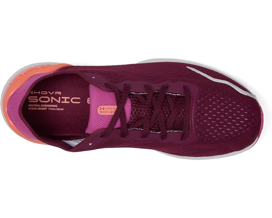 Кроссовки Under Armour Hovr Sonic 6, цвет Purple Gemini/Vivid Magenta/Flare Orange — фото 2