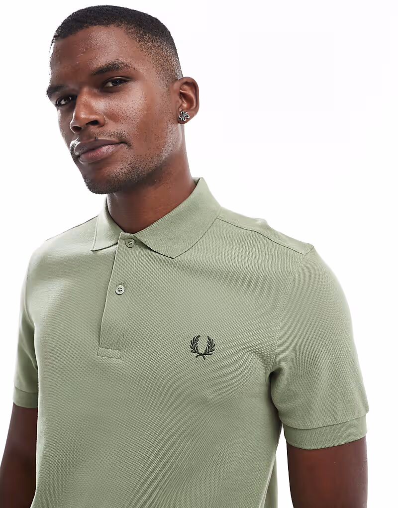 

Рубашка поло Fred Perry светло-зеленого цвета