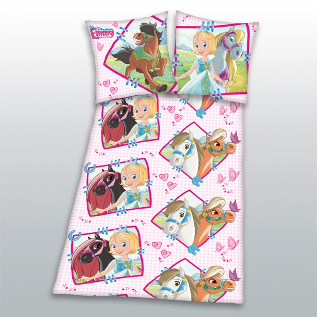 

Постельное белье Princess Emmy 135х200 80х80 см фланель Herding Heimtextil