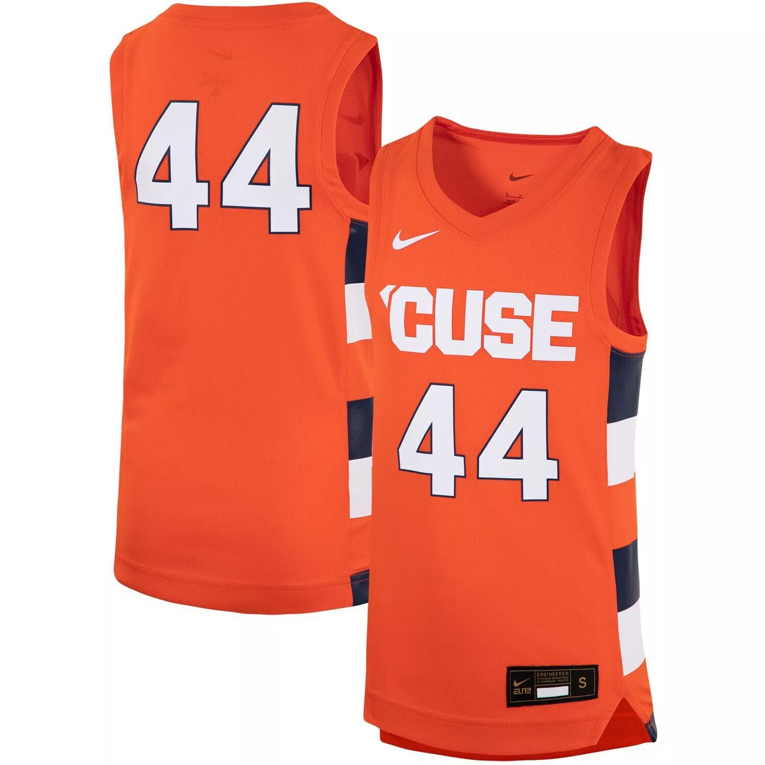 

Молодежная баскетбольная майка Nike № 44 Orange Syracuse Orange Team Nike