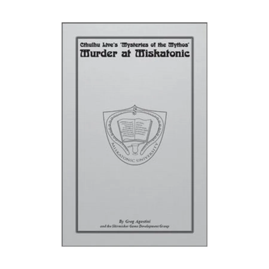 

Murder at Miskatonic, Cthulhu Live (3rd Edition), мягкая обложка