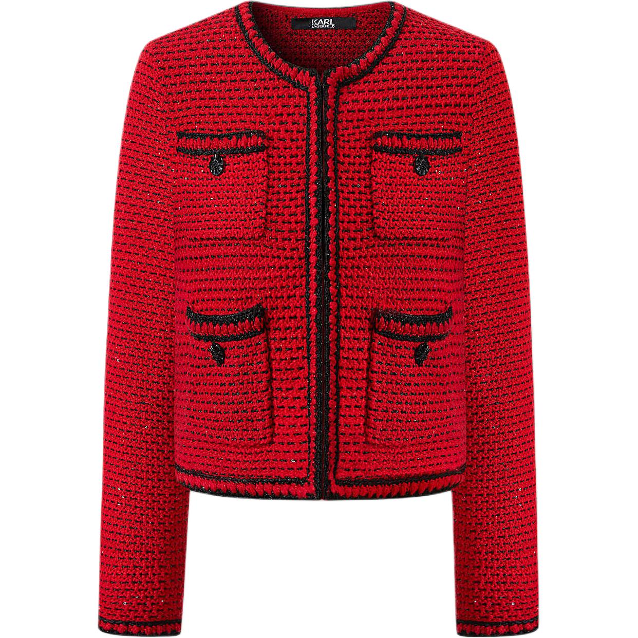 

KARL LAGERFELD / Karl Lagerfeld Jeans Вязаный свитер KARL LAGERFELD женский красный