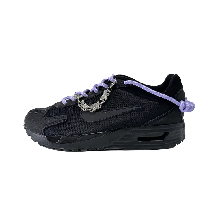 

Кроссовки Nike Air Max Solo Lifestyle Shoes Women's Low-top Black/purple, фиолетовый