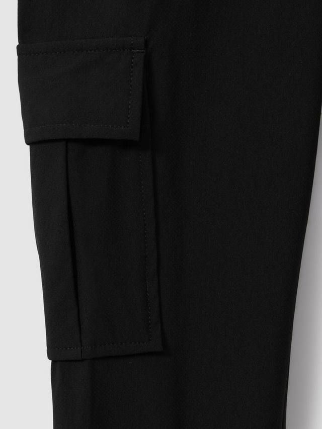 Детские спортивные брюки Lucian с карманами-карго Reiss, Black — фото 4