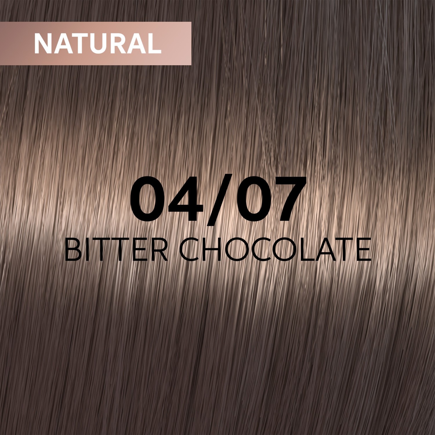 Краска для волос shinefinity zero lift gaze demi-permanente gel-cremetönung Wella Professionals, 04/07 natural bitter chocolate, объем 60 мл — фото 2
