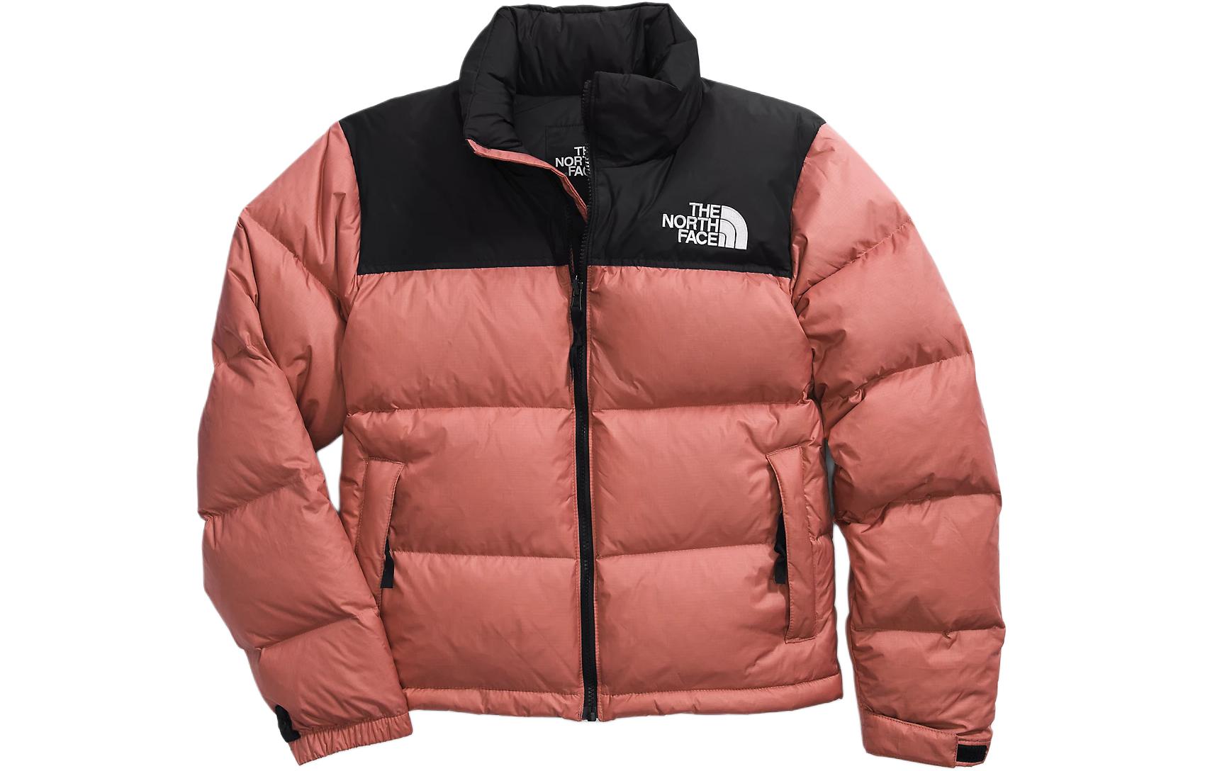 

THE NORTH FACE Коллекция 1996 года. Женская ретро-куртка Nuptse. Куртка, женская светло-персиковая