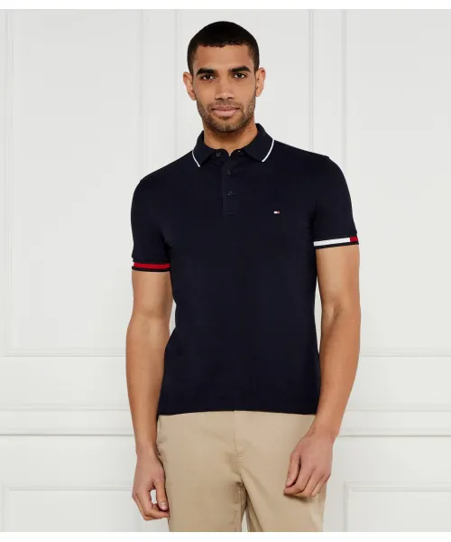

Футболка поло Slim fit Tommy Hilfiger, синий
