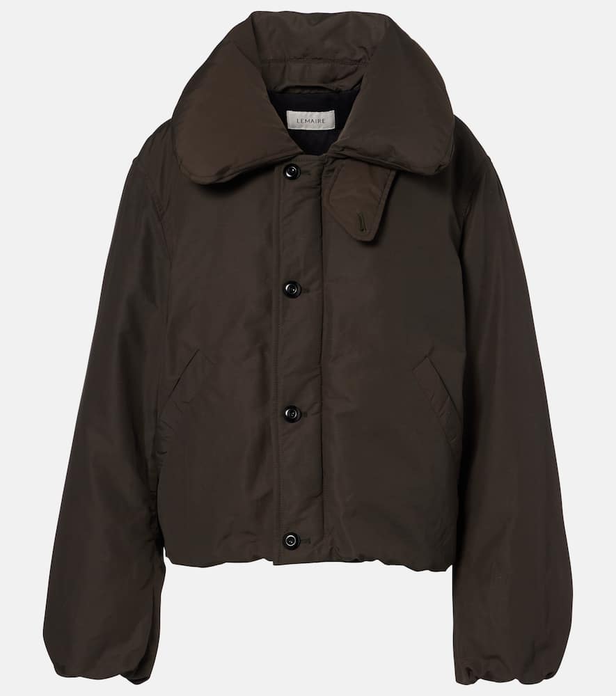 

Пуховик из смеси льна и хлопка Lemaire, Dark Espresso