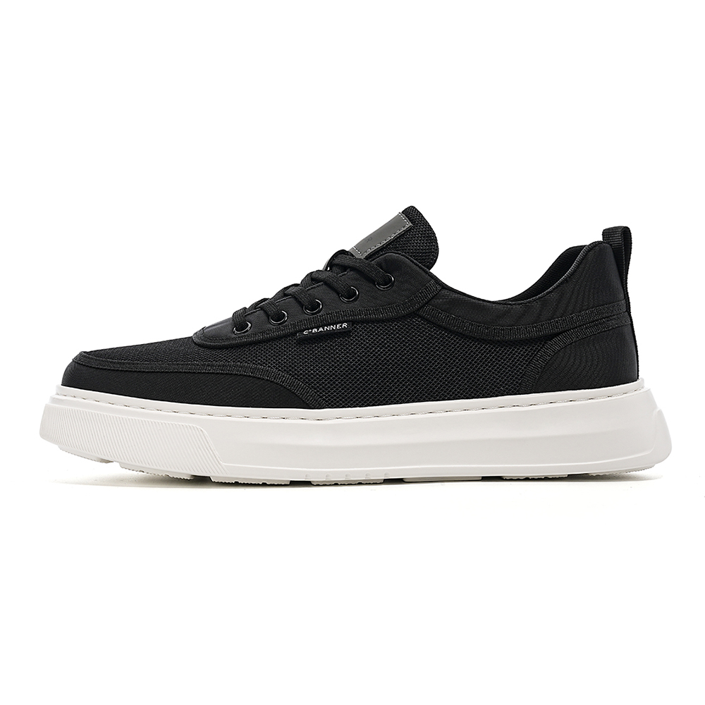 

Кроссовки CВ°BANNER Skateboard Shoes Men Low-Top Black, черный