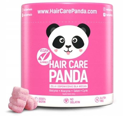 

Уход за волосами Panda, оригинальные жевательные конфеты с биотином 5000% Inna marka