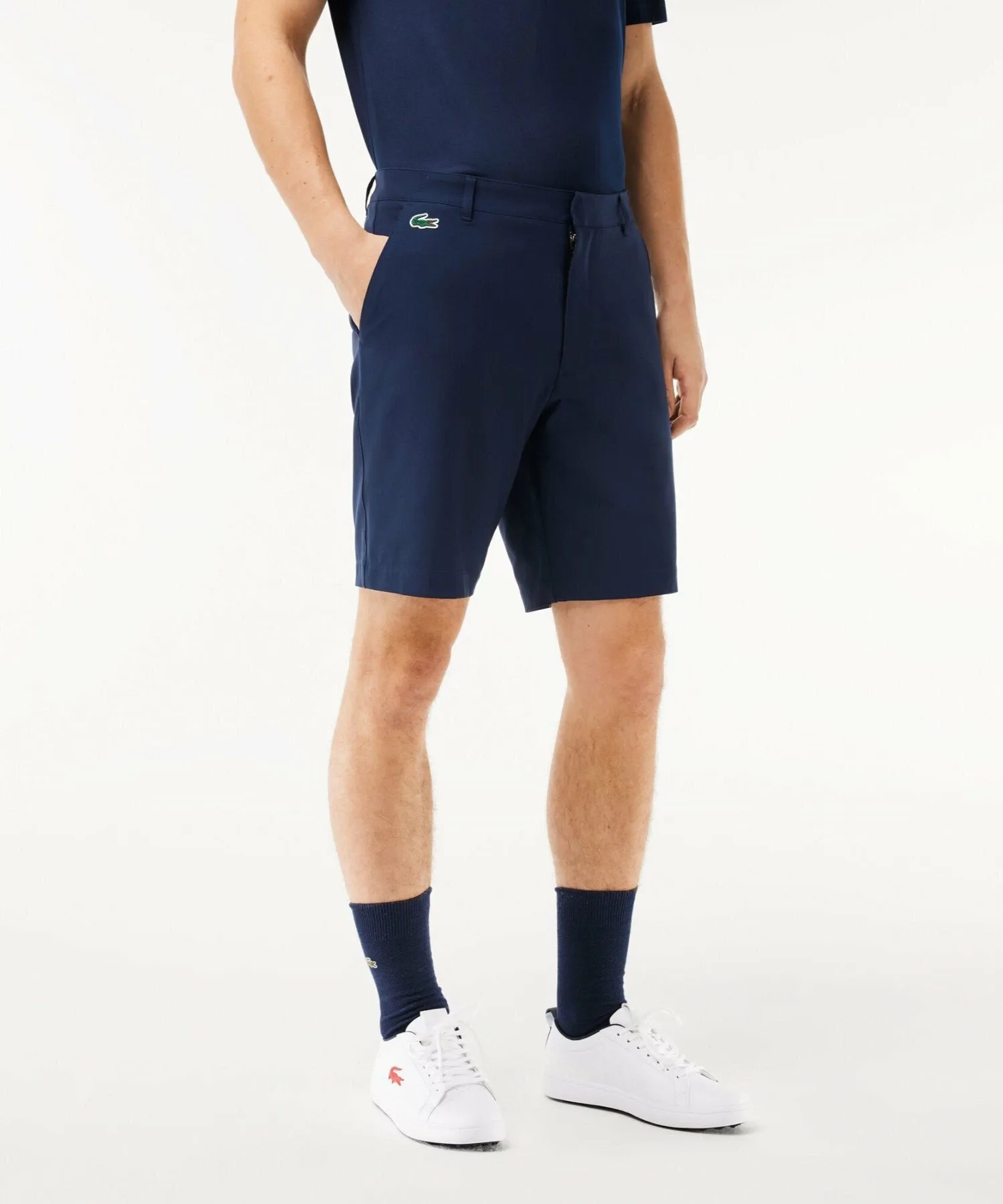 Ультрасухие шорты для гольфа LACOSTE, Navy — фото 2