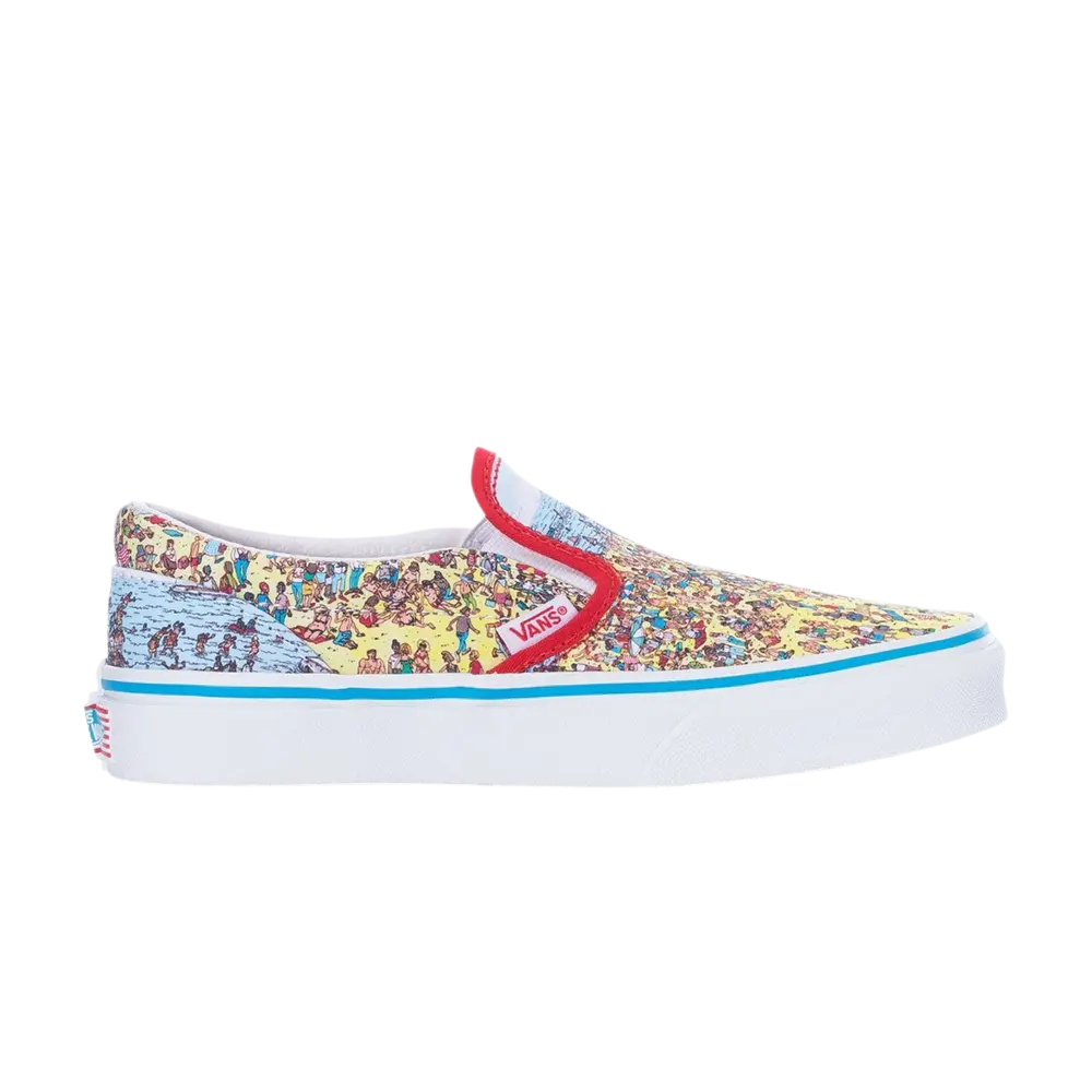 Где Уолдо? Слипоны для детей из коллаборации с классическими Vans, мультиколор