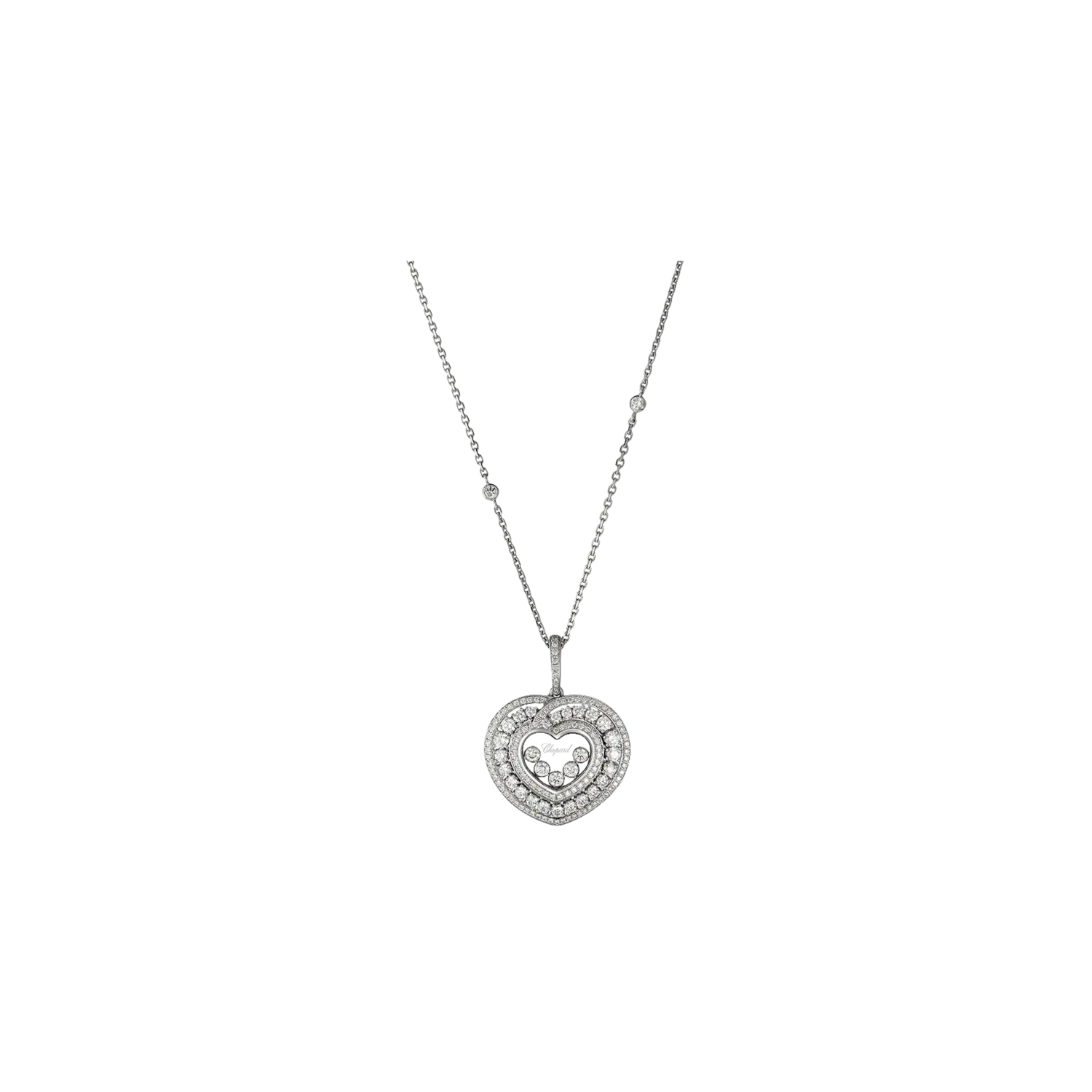 

Колье Chopard Happy diamonds из белого золота с белыми бриллиантами