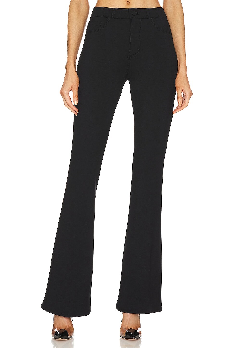

Брюки L'AGENCE Marty High Rise Flare, черный