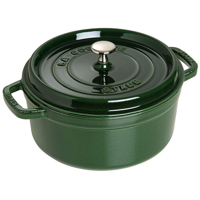 

Кокотница Staub круглая, 2,75 литра, зеленый