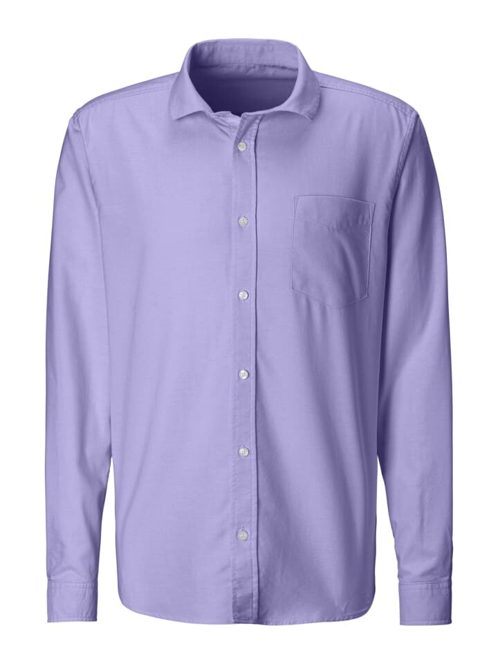 

Рубашка с длинным рукавом HIS, фиолетовый