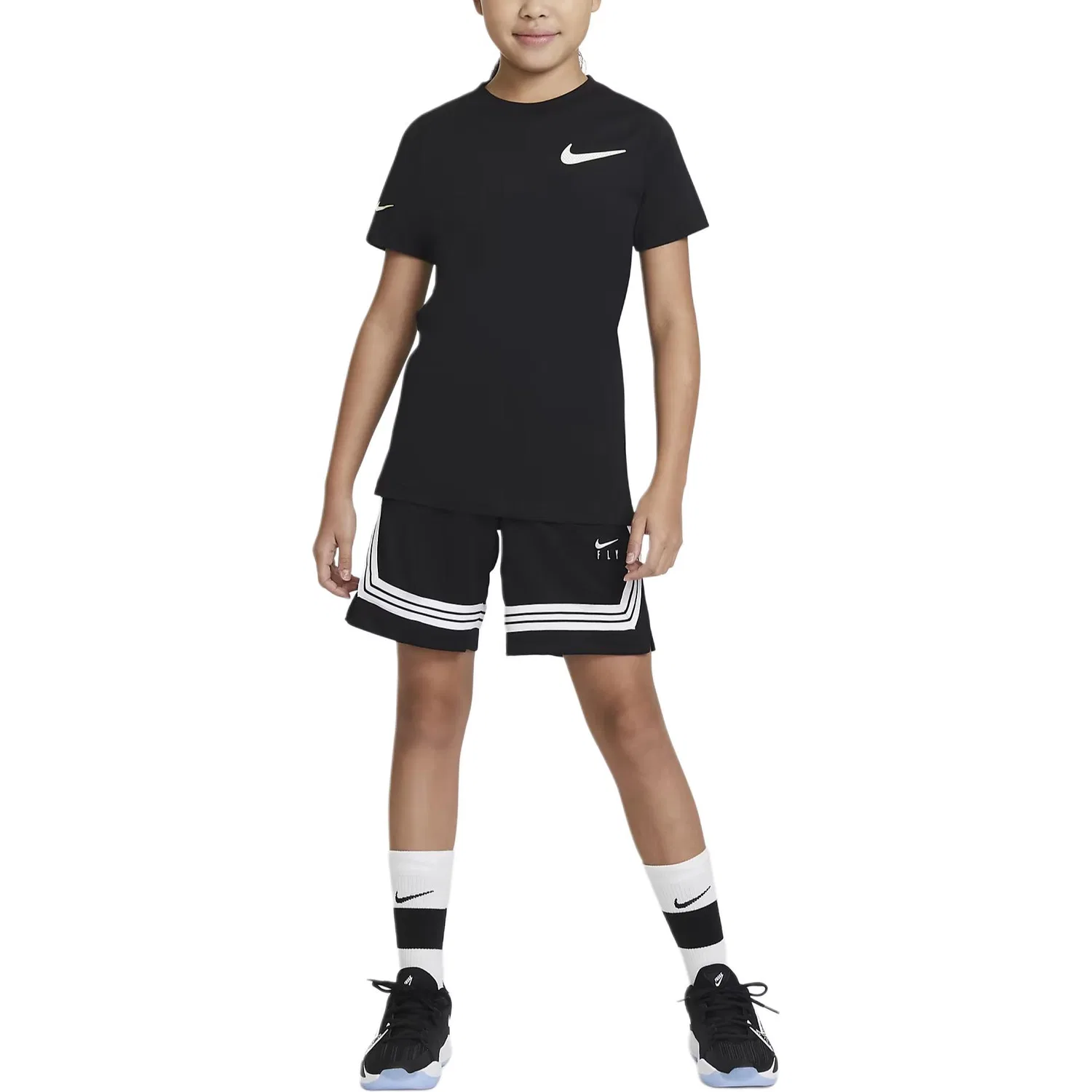 Шорты Nike Fly Crossover Pitch Black Obsidian/Soccer Gray — фото 4