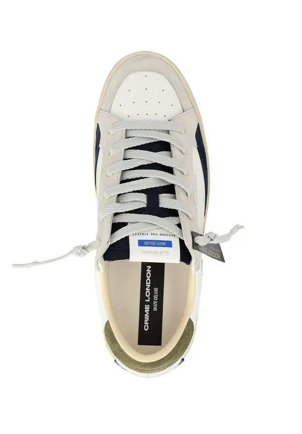 Sk8 deluxe sneaker skate shoes Crime London, Bianco — фото 3