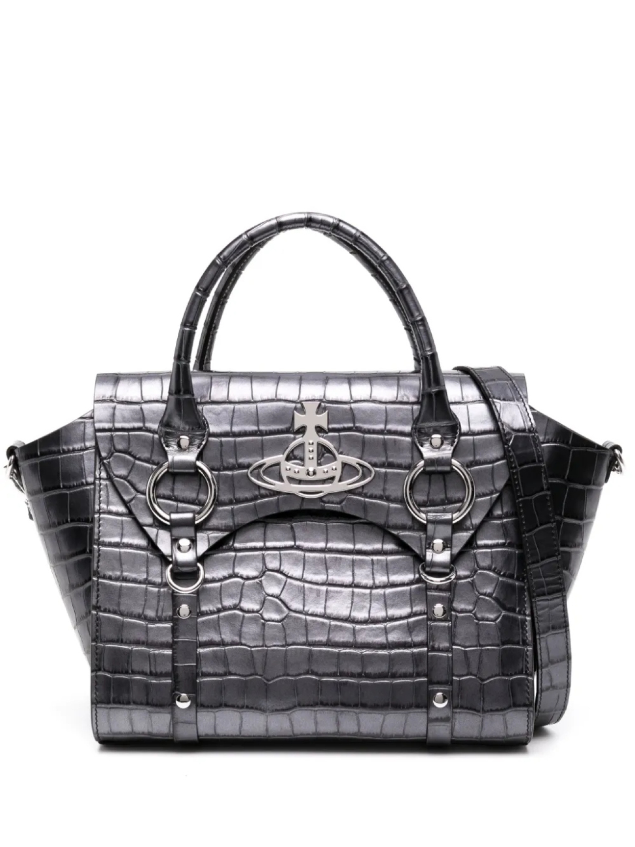 

Vivienne Westwood сумка-тоут Betty среднего размера, серый