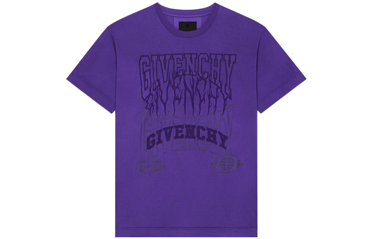 

Футболка мужская фиолетовая Givenchy, фиолетовый