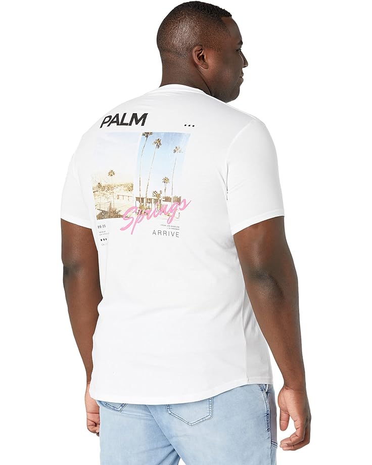 

Футболка Johnny Bigg Big & Tall Palm Springs Longline Tee, белый