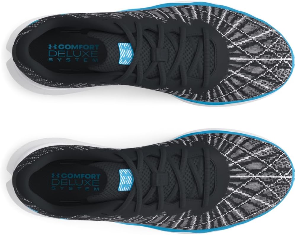 Under Armour мужские кроссовки Charged Breeze 2, (004) Black/White/Capri — фото 4