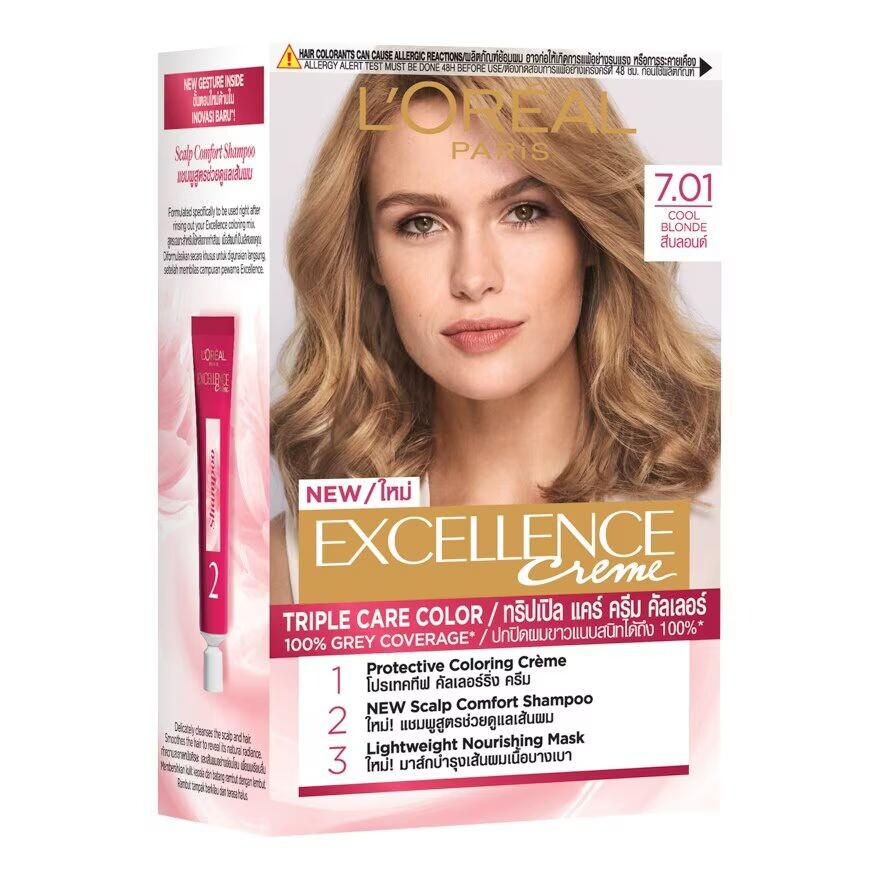 

Excellence L'Oreal Paris Creme №7.01 Холодный Блонд, Cool Blonde