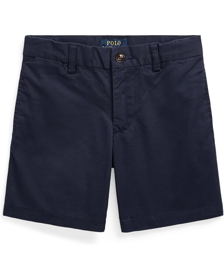 

Шорты Polo Ralph Lauren Kids Chino-Flat Front Shorts, цвет Newport Navy