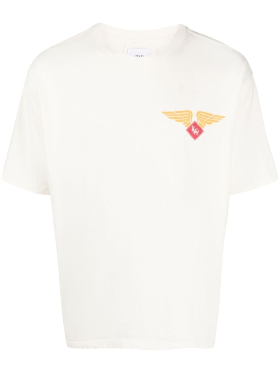 

RHUDE футболка с логотипом, нейтральный цвет