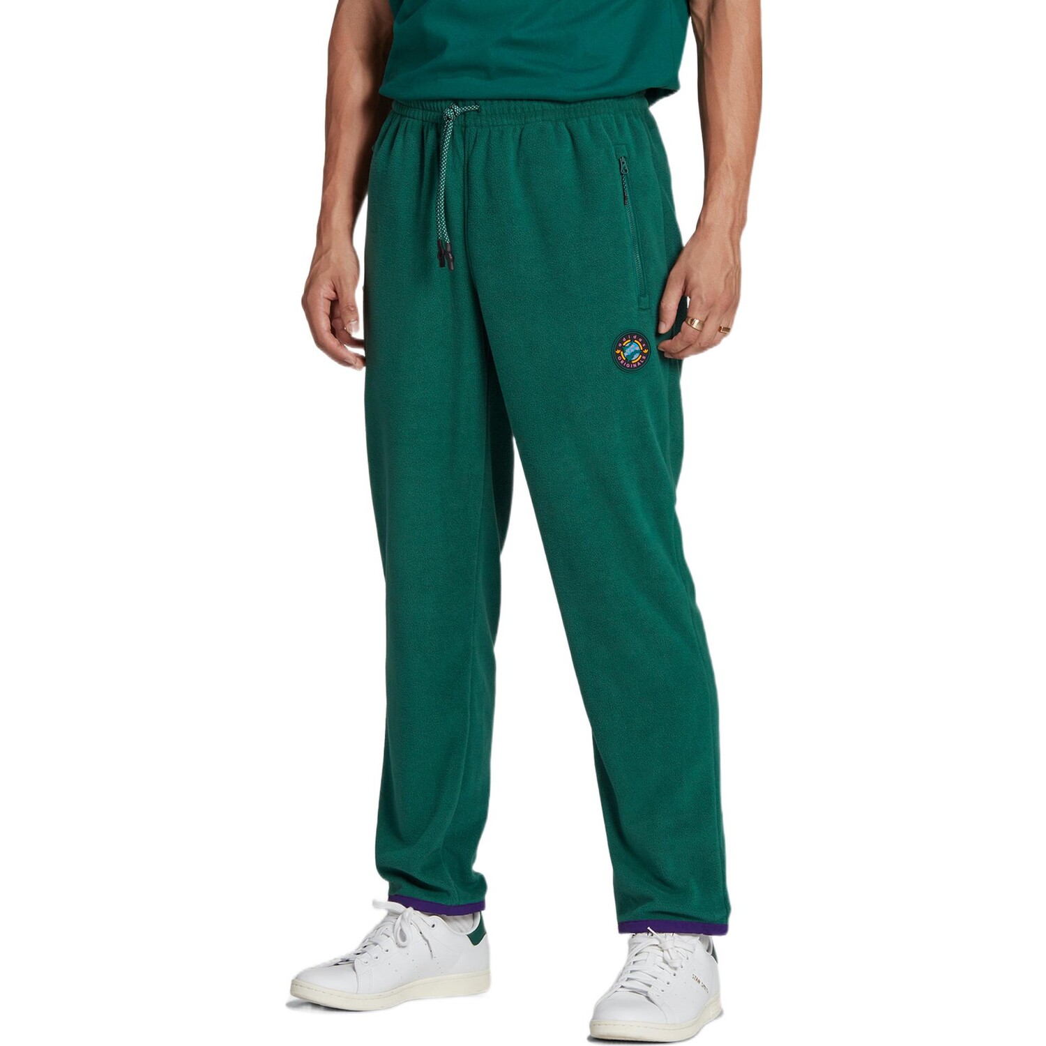 Wander Hour трикотажные спортивные штаны мужские лесной зеленый Adidas Originals, зеленый — фото 2