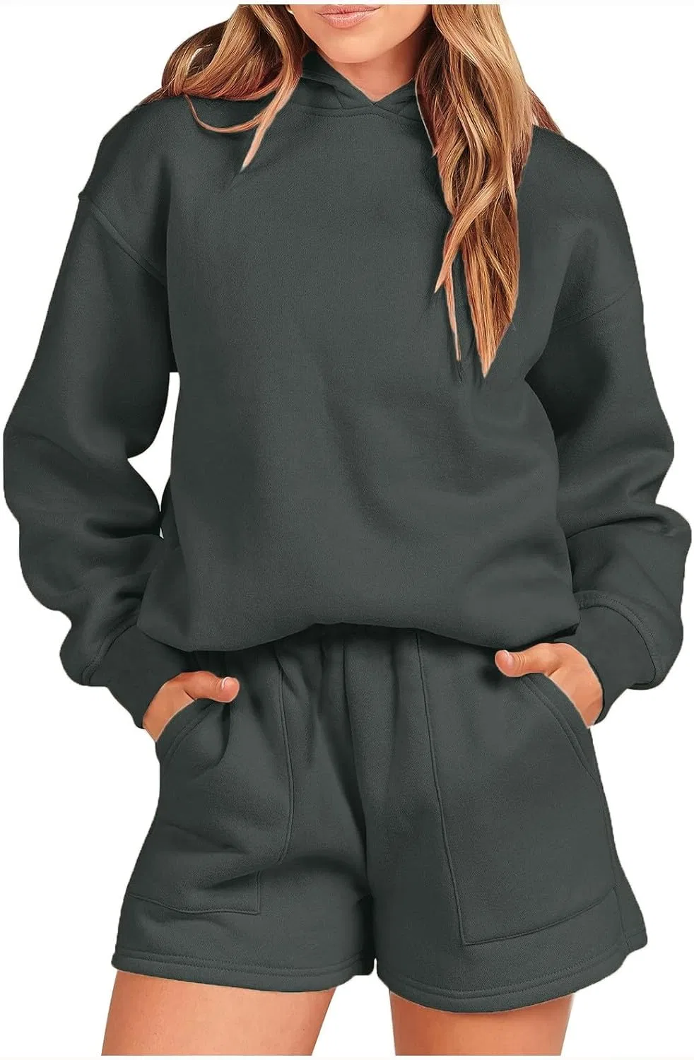 Женский спортивный костюм из двух предметов, Dark Gray