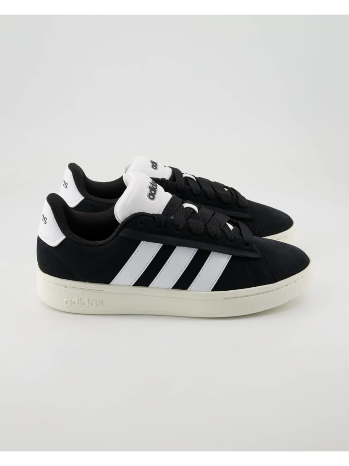 Кроссовки на шнуровке adidas, черный — фото 2