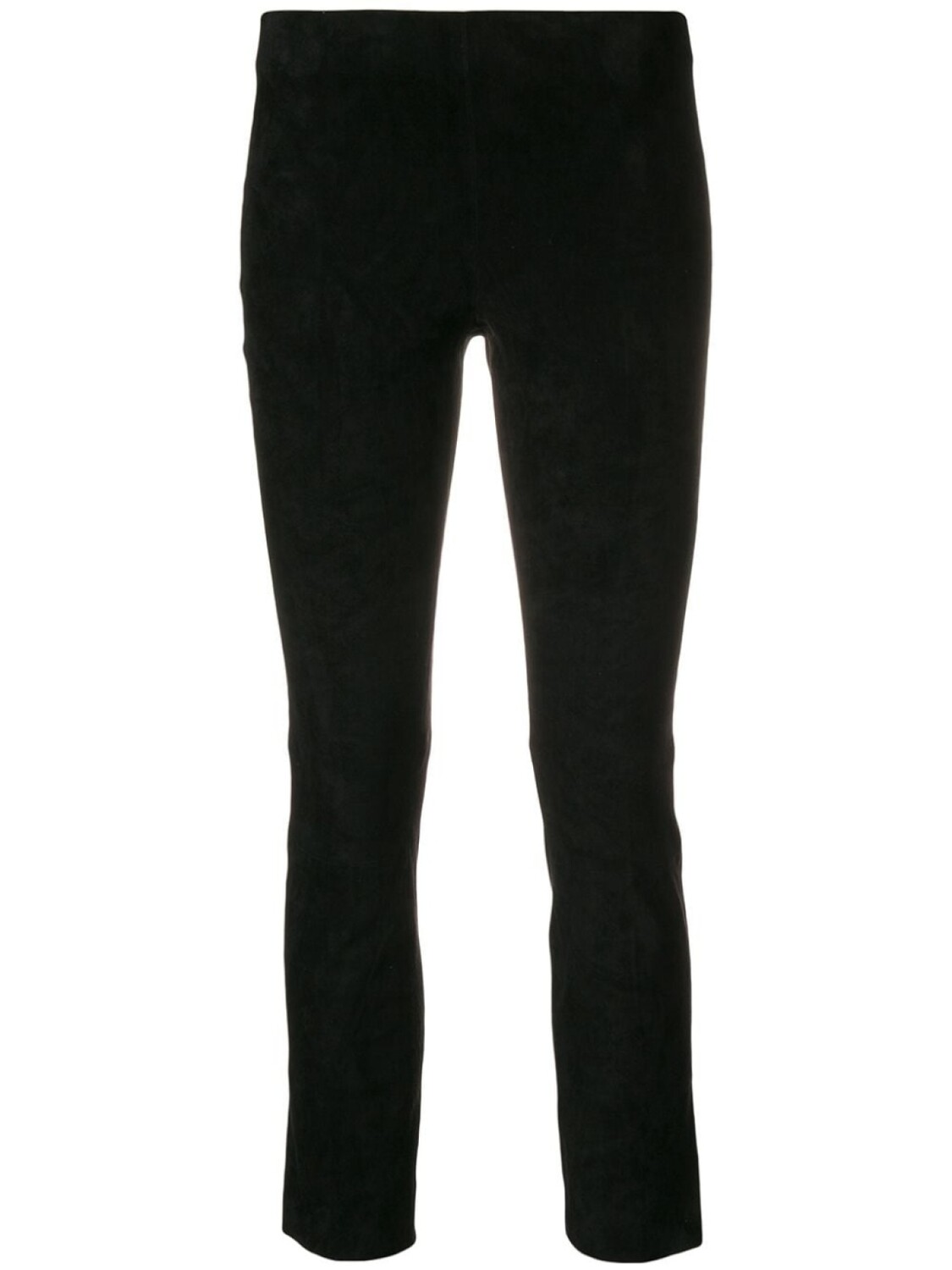 

Vince cropped skinny trousers, черный
