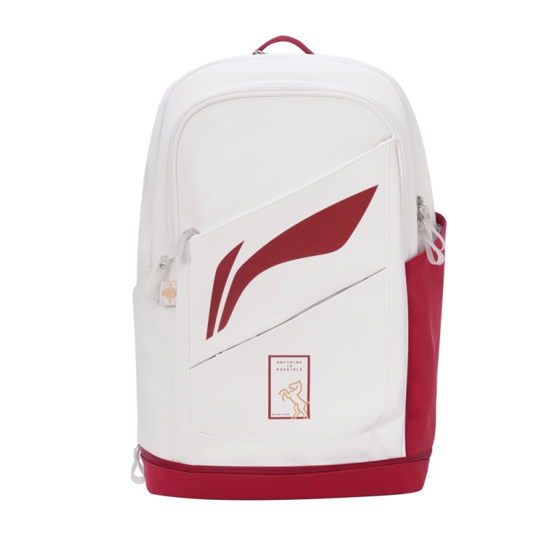 

Рюкзак Li-Ning Polyester With PU Regular Unisex белый красный