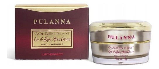 

Золотой корень, Крем от морщин для области глаз и рта, 15 г Pulanna