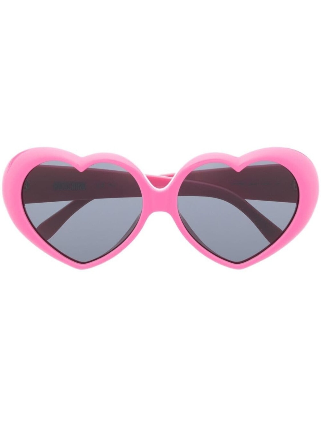 

Moschino Eyewear солнцезащитные очки с оправой в форме сердца, розовый