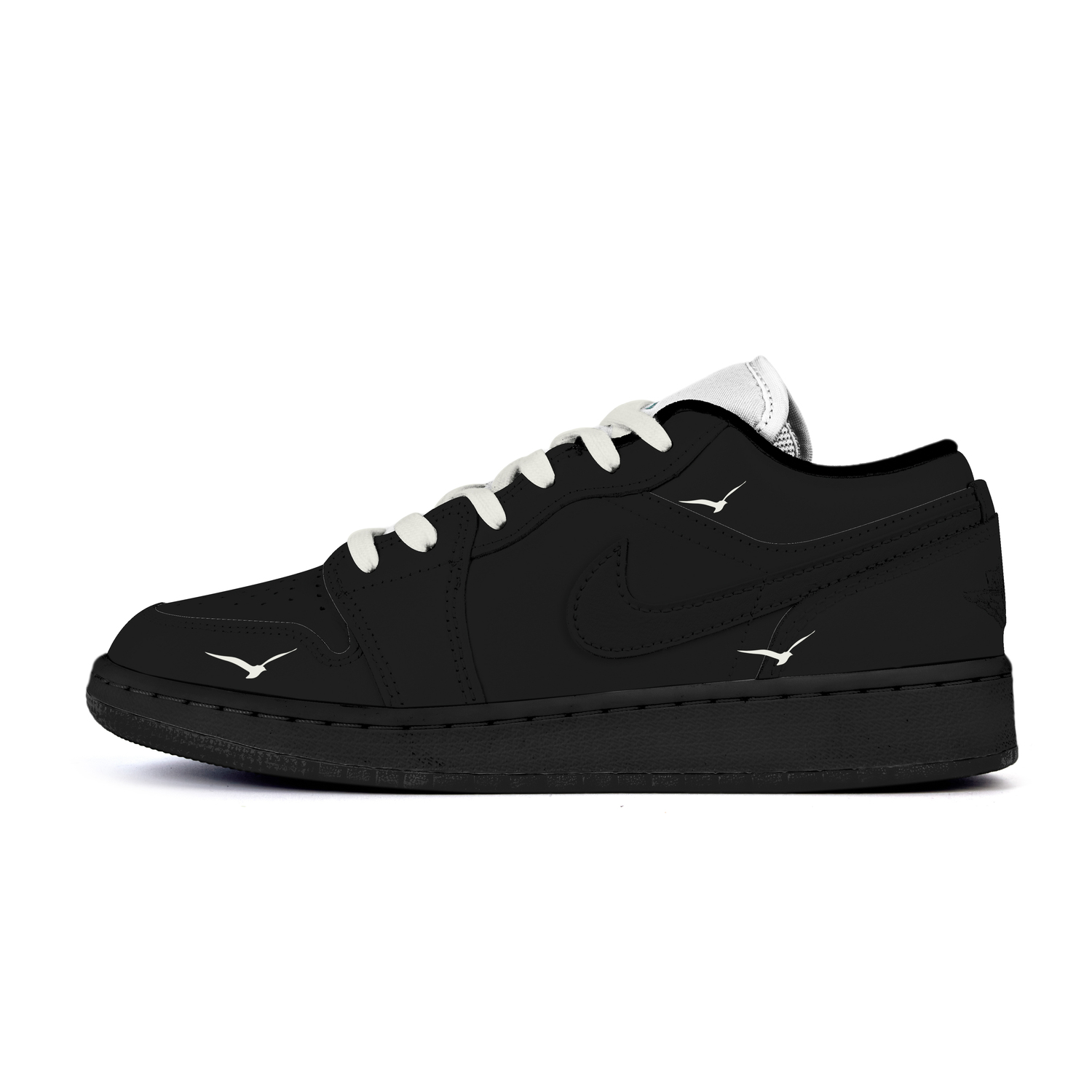 

Jordan Air 1 LOW Abrasion Resistant Cushioning Low Top детские баскетбольные кроссовки Black для подростков