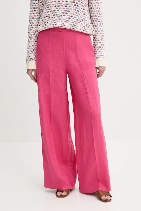 

Льняные брюки United Colors Of Benetton, розовый