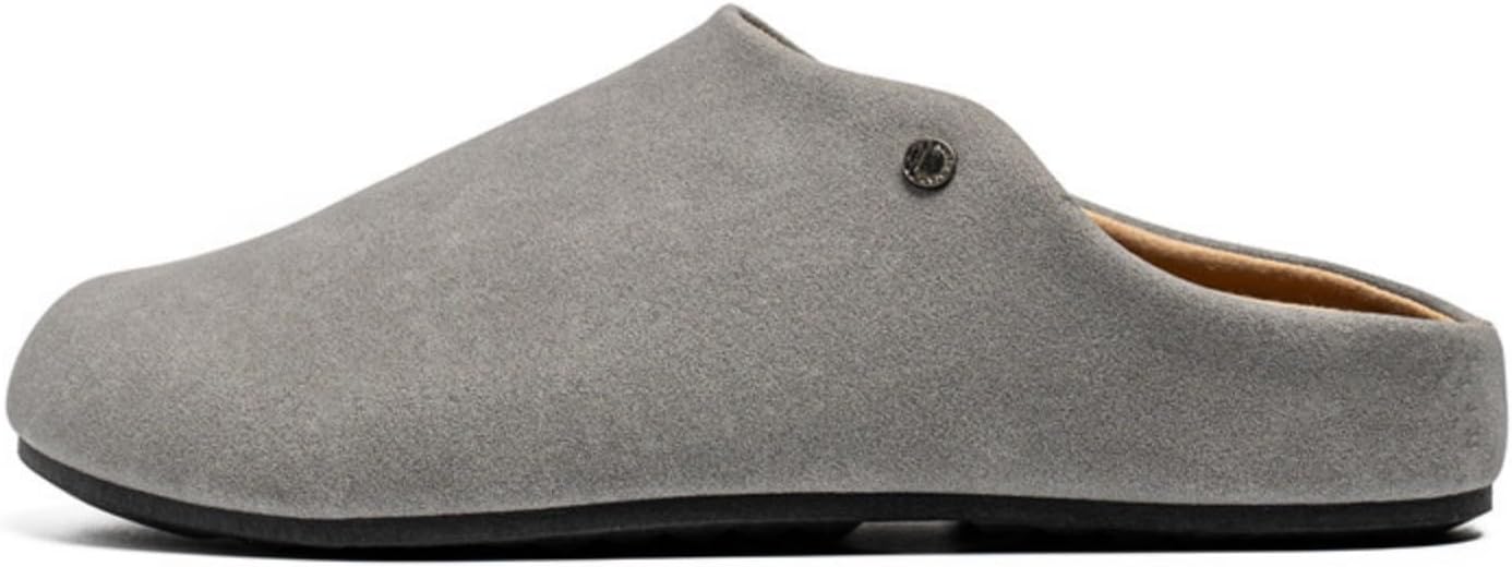 

Мужские замшевые туфли на плоской подошве с поддержкой свода стопы Houdbdol, серый