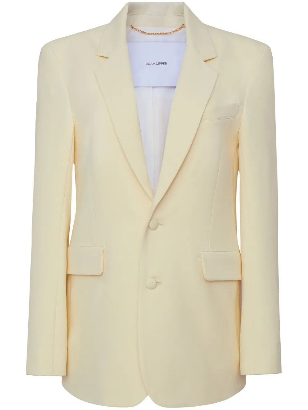 

Пиджак на двух пуговицах Adam Lippes, желтый