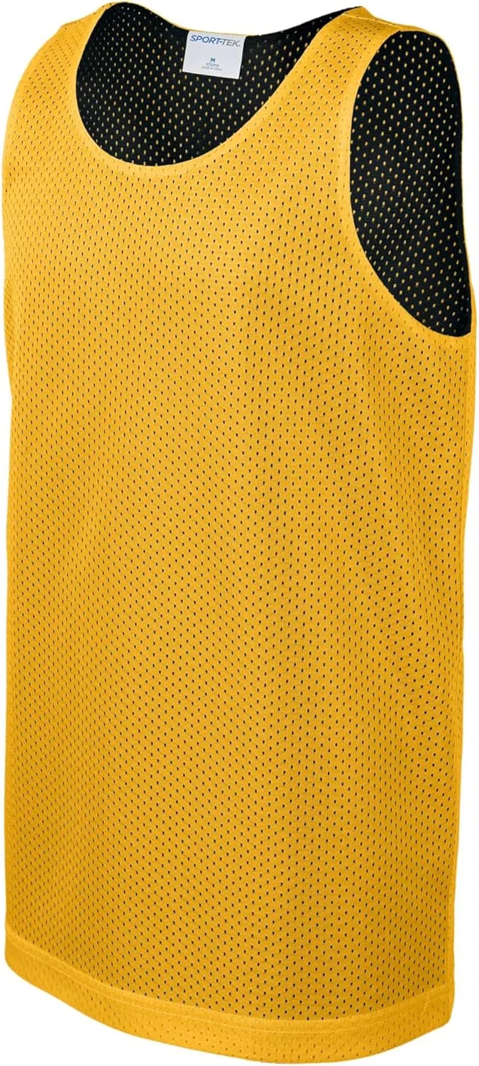 Детская майка SPORT-TEK, Gold/Black — фото 4