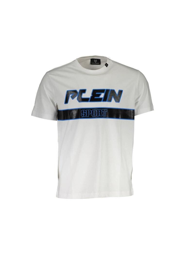 

Хлопковая футболка с логотипом Plein Sport, белый