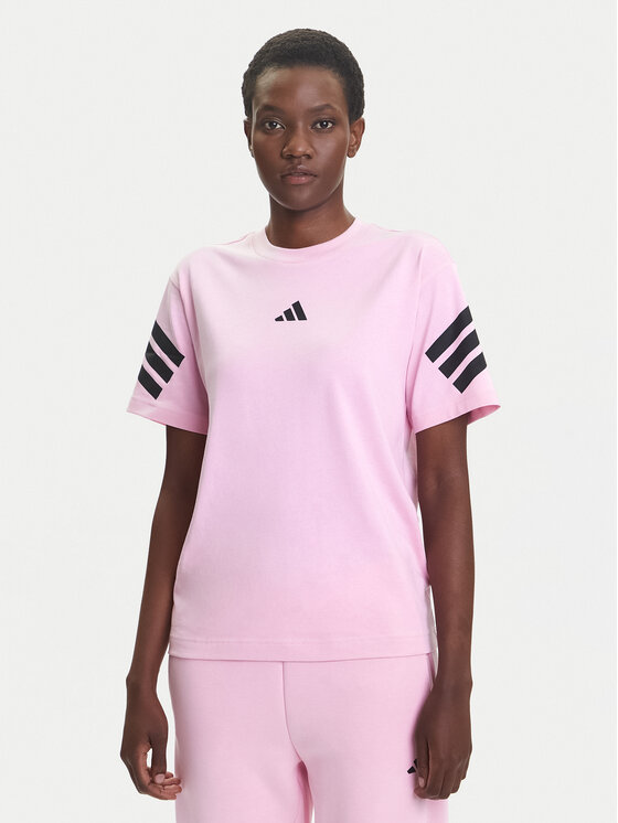 

Футболка обычного кроя Future Icons 3-Stripes JE0240 Adidas, розовый