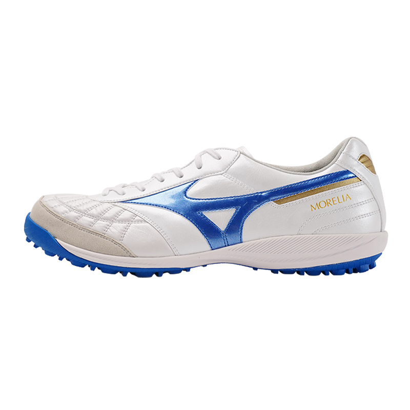 Mizuno Футбольные бутсы MORELIA SALA TF Turf, износостойкие, дышащие, унисекс, белые