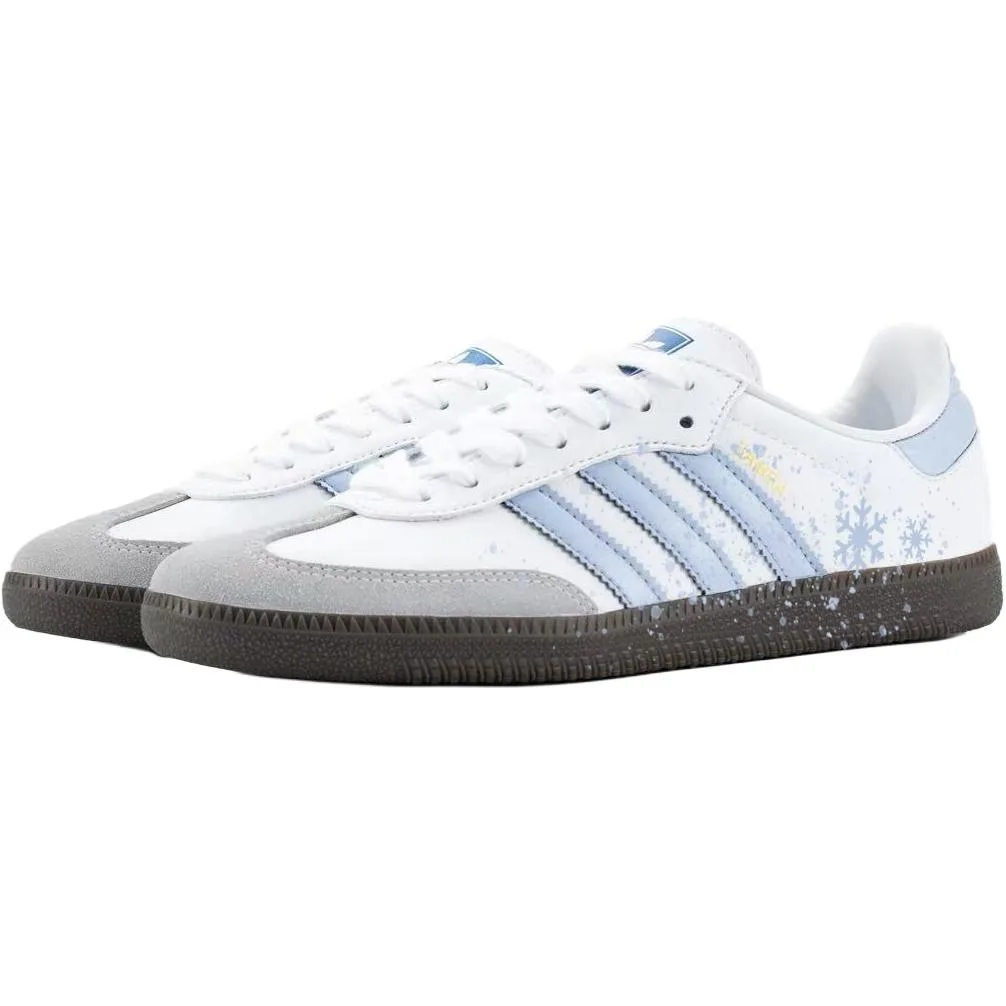 Adidas Originals Кроссовки SAMBA OG Snowflakes Dotted из синтетической кожи с амортизацией, износостойкие и нескользящие — фото 4