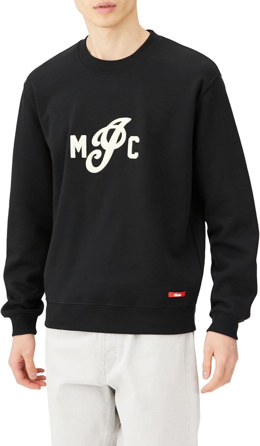 

Индийская толстовка IMJ с фетровой вышивкой Indian, черный