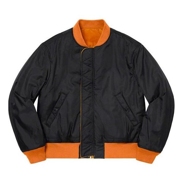 Куртка clayton patterson skulls velvet ma-1 jacket 'yellow white black red' Supreme, желтый — фото 4