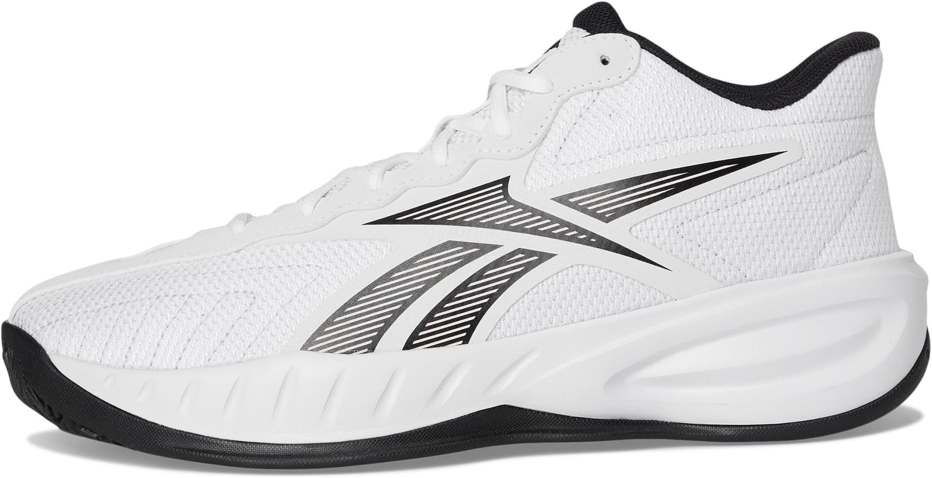 Кроссовки Unisex Reebok Press, White/Core Black/Barely Grey — фото 4