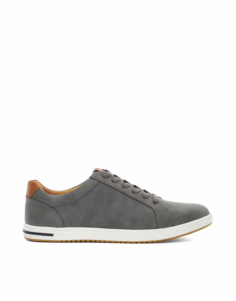 

Dune London широкие броги tezzy dshoe в сером цвете